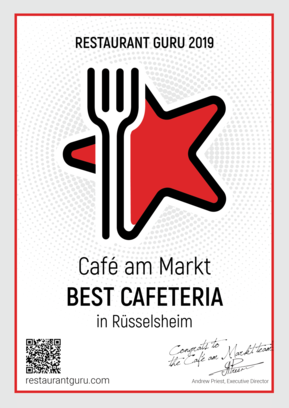 Café am Markt Auszeichnung