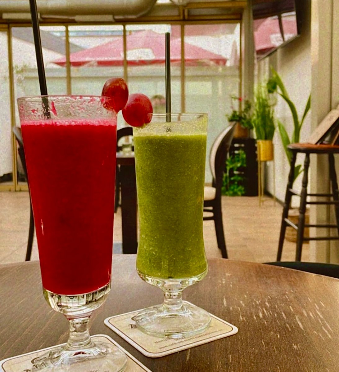 Smoothies beim Café am Markt