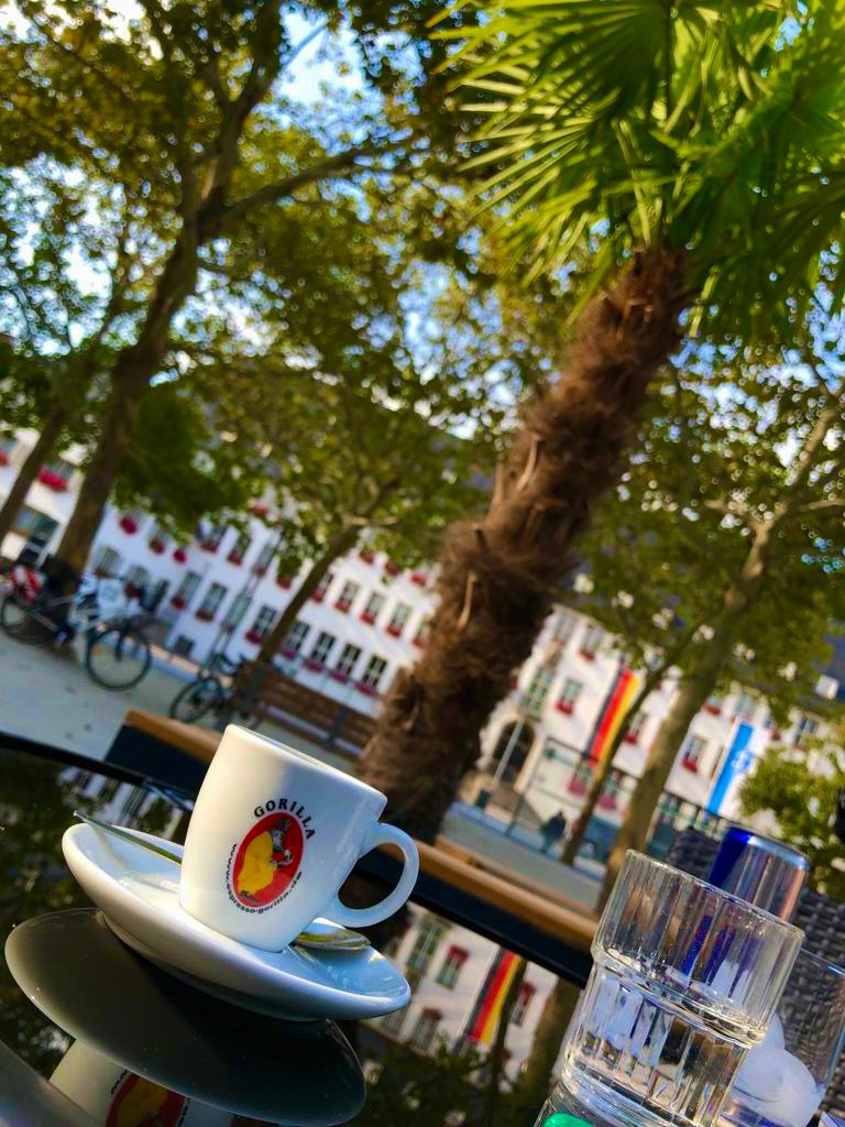 Café im Freien beim Café  am Markt