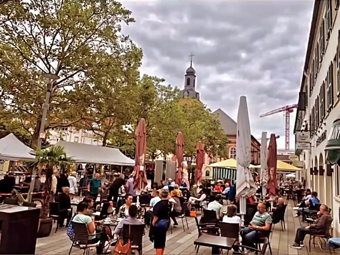 Gastgarten von Café am Markt